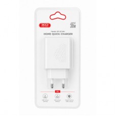 Зарядное устройство XO QC16U 1xUSB-C PD30W + 1xUSB QC3.0 GaN white (XO-QC16U) - Фото