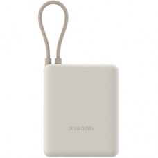Батарея универсальная Xiaomi 10000mAh 33W Integrated Cable Beige (BHR9333GL) Батарея универсальная Xiaomi 10000mAh 33W Integrated Cable Beige (BHR9333GL) - Фото