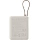 Батарея универсальная Xiaomi 10000mAh 33W Integrated Cable Beige (BHR9333GL) Батарея универсальная Xiaomi 10000mAh 33W Integrated Cable Beige (BHR9333GL)