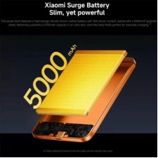 Батарея универсальная Xiaomi 5000mAh UltraThin Magnetic 15W Orange (BHR0975GL) Батарея универсальная Xiaomi 5000mAh UltraThin Magnetic 15W Orange (BHR0975GL) - Фото