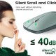 Мышка Ugreen MU001 Portable Wireless Green (90374)