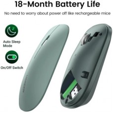 Мышка Ugreen MU001 Portable Wireless Green (90374) - Фото