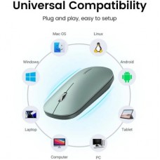 Мышка Ugreen MU001 Portable Wireless Green (90374) - Фото