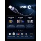 Дата кабель USB-C to USB-C 2.0m PD3.1 240W 480Mbps braided black Ugreen (75732) Дата кабель USB-C to USB-C 2.0m PD3.1 240W 480Mbps braided black Ugreen (75732)