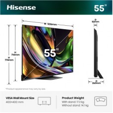 Телевізор Hisense 55UR8S - Фото