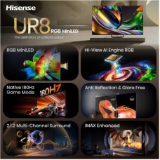 Телевізор Hisense 65UR8S - Фото