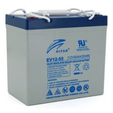 Батарея до ДБЖ Ritar EV12-55, 12 V 55 Ah (EV12-55) - Фото