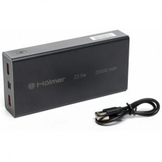 Батарея універсальна Hölmer NRG-01 Rabbit 20000 mAh 22.5W Black (NRG-01 Rabbit)