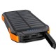 Батарея универсальная Choetech 10000mAh, 5V/2.1A, solar panel, Qi-5W, Black-Orange (B659-OR)
