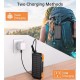 Батарея универсальная Choetech 10000mAh, 5V/2.1A, solar panel, Qi-5W, Black-Orange (B659-OR)