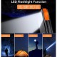 Батарея универсальная Choetech 10000mAh, 5V/2.1A, solar panel, Qi-5W, Black-Orange (B659-OR)