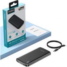 Батарея универсальная Choetech 10000mAh, 12W, USB-A, USB-C, Black (B850-ACBK) - Фото