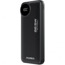 Батарея универсальная Choetech 10000mAh, 22.5W, PD, QC/3.0, Black (M15-B791-ACBK-NG) - Фото