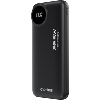 Батарея универсальная Choetech 10000mAh, 22.5W, PD, QC/3.0, Black (M15-B791-ACBK-NG)