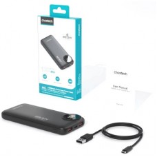 Батарея универсальная Choetech 10000mAh, 22.5W, PD, QC/3.0, Black (M15-B791-ACBK-NG) - Фото