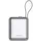 Батарея универсальная Choetech 10000mAh, 35W. PD/3.0, LED Display, buid-in type-C cabel, Grey (B832-GY)