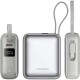 Батарея универсальная Choetech 10000mAh, 35W. PD/3.0, LED Display, buid-in type-C cabel, Grey (B832-GY)
