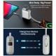 Батарея универсальная Choetech 10000mAh, 35W. PD/3.0, LED Display, buid-in type-C cabel, Grey (B832-GY)