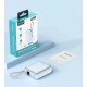 Батарея универсальная Choetech 10000mAh, 35W, PD/3.0, LED Display, buid-in type-C cabel, Blue (B832-LBE)