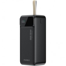 Батарея универсальная Choetech 40000mAh, 22.5W, PD, QC/3.0, Black (B731-ACBK) - Фото