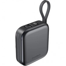 Батарея универсальная Choetech Magnetic Wireless 10000mAh, 22.5W, PD, build USB-C, Apple Watch charger (B697C-BKGY) - Фото