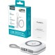 Батарея универсальная Choetech Magnetic Wireless 10000mAh, 22.5W, PD, build USB-C, Apple Watch charger (B697C-WHSL)