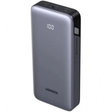 Батарея універсальна Ugreen 20000 mAh, 30 W, PD, QC, PB532, Gray (55989B) - Фото