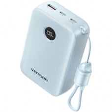 Батарея универсальная Vention 20000mAh, 22.5W, PD, QC, Blue (FKBL0-C) - Фото