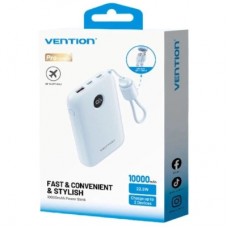 Батарея универсальная Vention 20000mAh, 22.5W, PD, QC, Blue (FKBL0-C) - Фото
