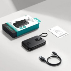 Батарея универсальная JOYROOM 10000mAh, 22.5W, PD, QC, built-in USB-C cable, Black (JR-PBF17) - Фото