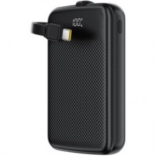 Батарея універсальна Acefast 10000 mAh, 22.5W, PD, QC/3.0, build Type-C cable, M13, Black (6974316283959) Батарея універсальна Acefast 10000 mAh, 22.5W, PD, QC/3.0, build Type-C cable, M13, Black (6974316283959) - Фото