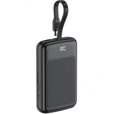 Батарея універсальна Acefast 10000 mAh, 22.5W, PD, QC/3.0, build Type-C cable, M13, Black (6974316283959) Батарея універсальна Acefast 10000 mAh, 22.5W, PD, QC/3.0, build Type-C cable, M13, Black (6974316283959) - Фото