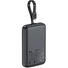 Батарея універсальна Acefast 10000 mAh, 22.5W, PD, QC/3.0, build Type-C cable, M13, Black (6974316283959) Батарея універсальна Acefast 10000 mAh, 22.5W, PD, QC/3.0, build Type-C cable, M13, Black (6974316283959) - Фото