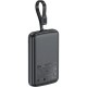 Батарея універсальна Acefast 10000 mAh, 22.5W, PD, QC/3.0, build Type-C cable, M13, Black (6974316283959)