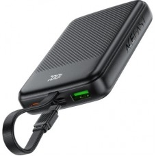 Батарея універсальна Acefast 10000 mAh, 22.5W, PD, QC/3.0, build Type-C cable, M13, Black (6974316283959) Батарея універсальна Acefast 10000 mAh, 22.5W, PD, QC/3.0, build Type-C cable, M13, Black (6974316283959) - Фото