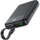 Батарея універсальна Acefast 10000 mAh, 22.5W, PD, QC/3.0, build Type-C cable, M13, Black (6974316283959)