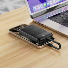 Батарея універсальна Acefast 10000 mAh, 22.5W, PD, QC/3.0, build Type-C cable, M13, Black (6974316283959) Батарея універсальна Acefast 10000 mAh, 22.5W, PD, QC/3.0, build Type-C cable, M13, Black (6974316283959) - Фото