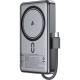Батарея универсальная Acefast Magnetic Wireless 10000mAh, 22.5W, PD, QC/3.0, QI 15W, M18, Black (6974316284017)