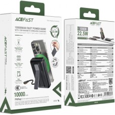 Батарея универсальная Acefast Magnetic Wireless 10000mAh, 22.5W, PD, QC/3.0, QI 15W, M24, Metal Gray (6974316284871) Батарея универсальная Acefast Magnetic Wireless 10000mAh, 22.5W, PD, QC/3.0, QI 15W, M24, Metal Gray (6974316284871) - Фото