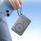 Батарея универсальная Acefast Magnetic Wireless 10000mAh, 22.5W, PD, QC/3.0, QI 15W, M24, Metal Gray (6974316284871)