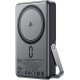 Батарея универсальная Acefast Magnetic Wireless 10000mAh, 22.5W, PD, QC/3.0, QI 15W, with holder M17, Black (6974316284000)