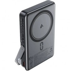 Батарея универсальная Acefast Magnetic Wireless 10000mAh, 22.5W, PD, QC/3.0, QI 15W, with holder M17, Black (6974316284000) Батарея универсальная Acefast Magnetic Wireless 10000mAh, 22.5W, PD, QC/3.0, QI 15W, with holder M17, Black (6974316284000) - Фото