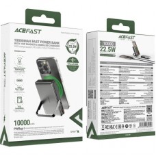 Батарея универсальная Acefast Magnetic Wireless 10000mAh, 22.5W, PD, QC/3.0, QI 15W, with holder M17, Black (6974316284000) Батарея универсальная Acefast Magnetic Wireless 10000mAh, 22.5W, PD, QC/3.0, QI 15W, with holder M17, Black (6974316284000) - Фото