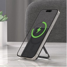 Батарея универсальная Acefast Magnetic Wireless 5000mAh, 18W, PD, QC/3.0, with holder M16, Black (6974316283997) Батарея универсальная Acefast Magnetic Wireless 5000mAh, 18W, PD, QC/3.0, with holder M16, Black (6974316283997) - Фото