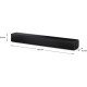 Акустическая система Sharp HT-SB121 Black (HT-SB121)