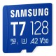 Карта памяти Samsung 128GB microSDXC class 10 UHS-I U3 V30 A2 T7 (MB-MB128T/WW)