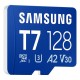 Карта памяти Samsung 128GB microSDXC class 10 UHS-I U3 V30 A2 T7 (MB-MB128T/WW)