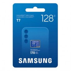 Карта памяти Samsung 128GB microSDXC class 10 UHS-I U3 V30 A2 T7 (MB-MB128T/WW) - Фото