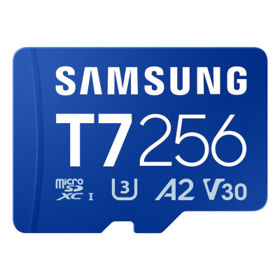 Карта памяти Samsung 256GB microSDXC class 10 UHS-I U3 V30 A2 T7 (MB-MB256T/WW)