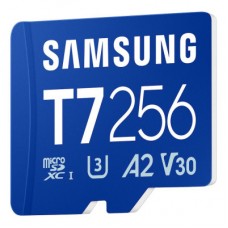 Картка пам'яті Samsung 256 GB microSDXC class 10 UHS-I U3 V30 A2 T7 (MB-MB256T/WW) - Фото
